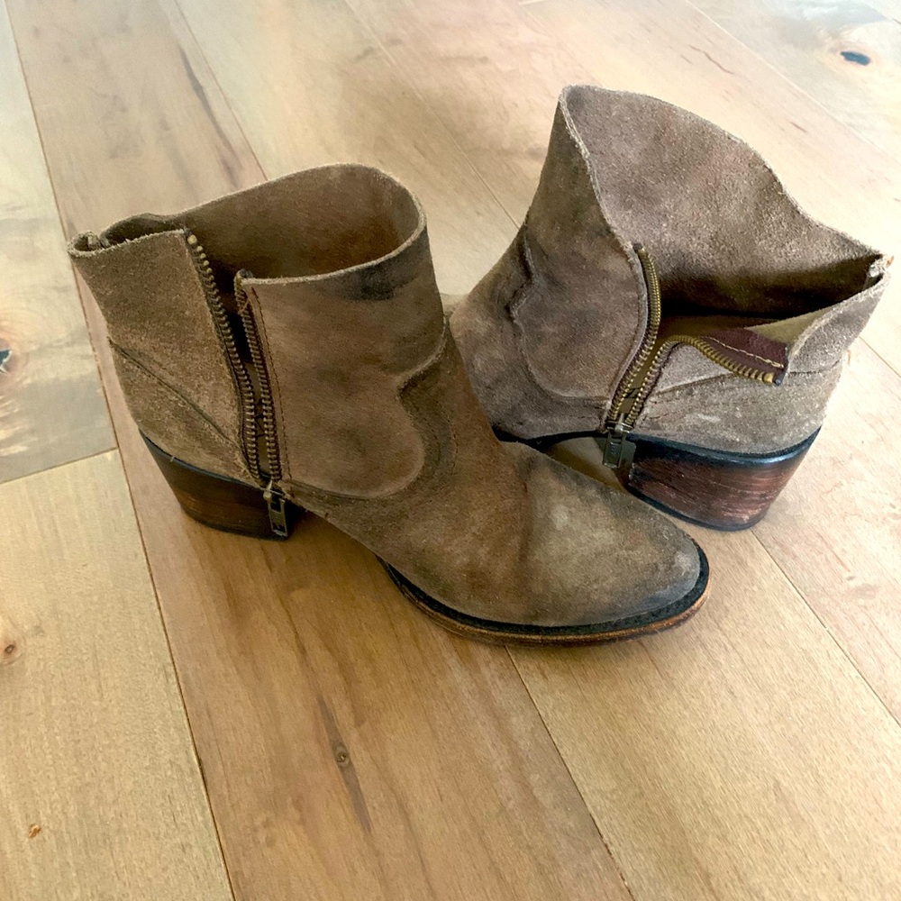 Freebird Distressed Ankle Booties